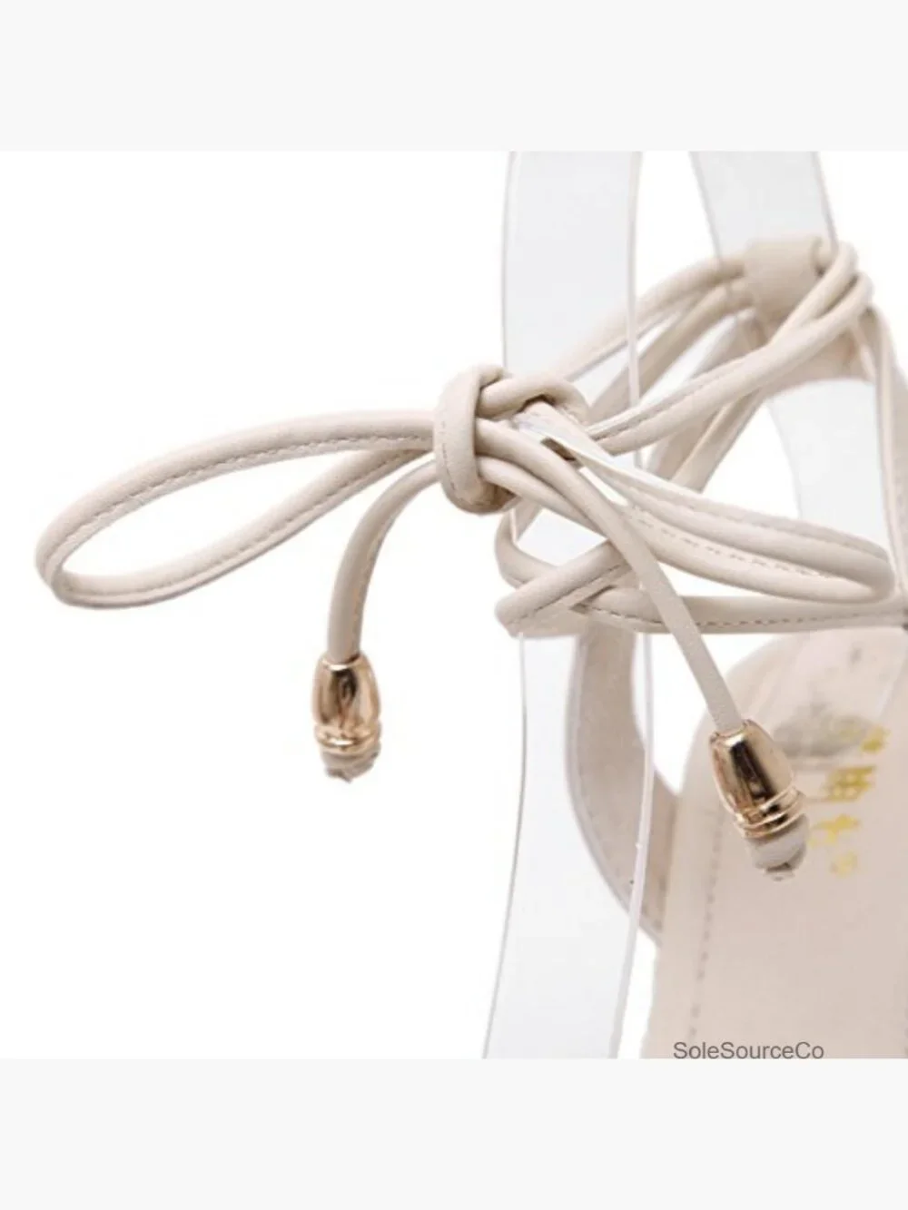 Jute-rope Wedge Heel Summer Sandals Lace Up Platforms